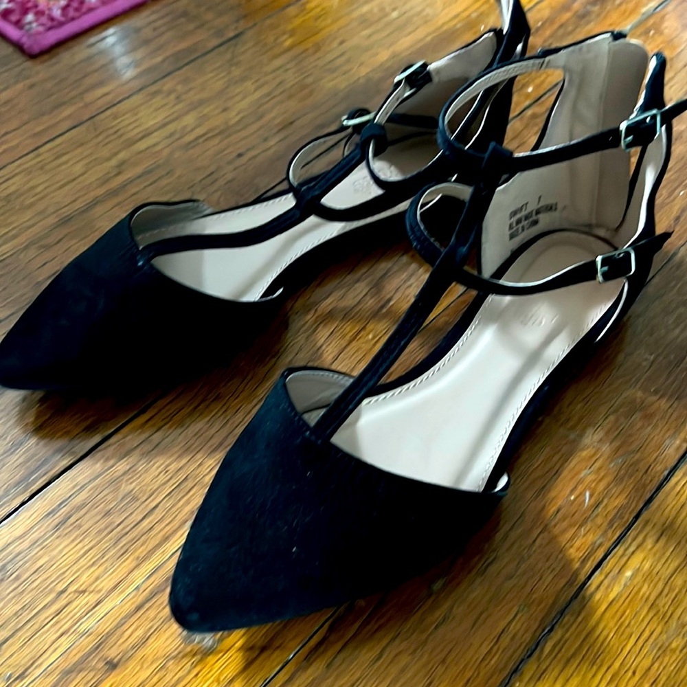 Never worn Black Charlotte Russe sandals